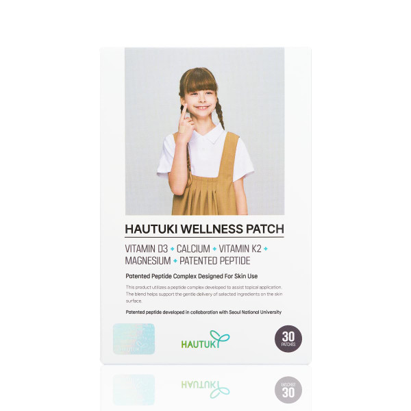 HAUTUKI Wellness Patch for Kids, Daily Growth Support and Vital Nutrient Absorption, Supports Child Height Growth and Bone Development, Aged Above 4