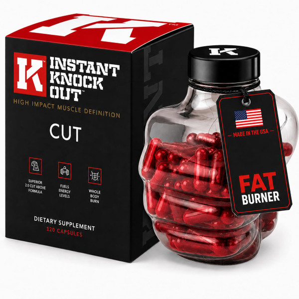 Instant Knockout - Fat Burner Weight Loss Shredding Formula - All Natural Ingredients