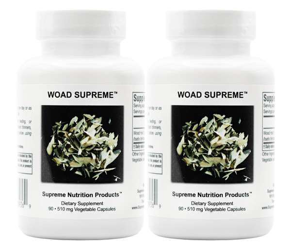 Supreme Nutrition Woad Supreme, 90 Pure Isatis Root Vegetarian Capsules (Pack of 2)