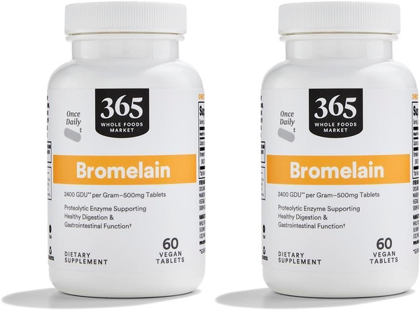 Whole Foods Market, Bromelain, 60 ct (Pack of 2)
