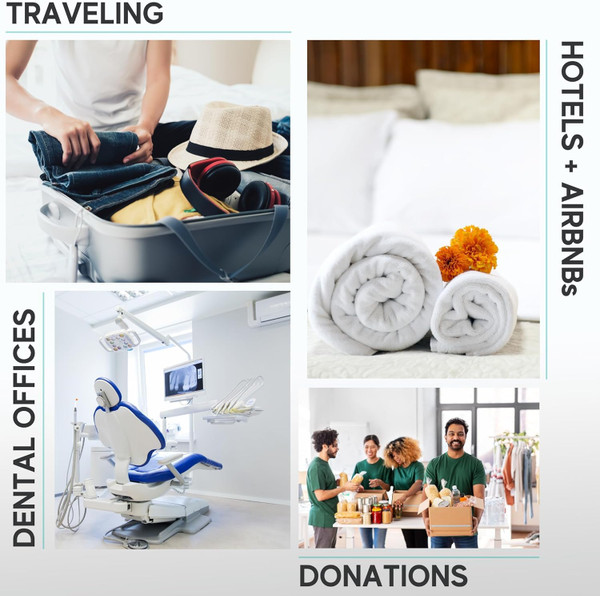 Avistar Bulk Toothbrushes Pack - 148 Individually Wrapped Toothbrushes Bulk for Travel, Hotels, Relief Missions, and Donations - Bulk Disposable Toothbrush Pack Adults and Kids
