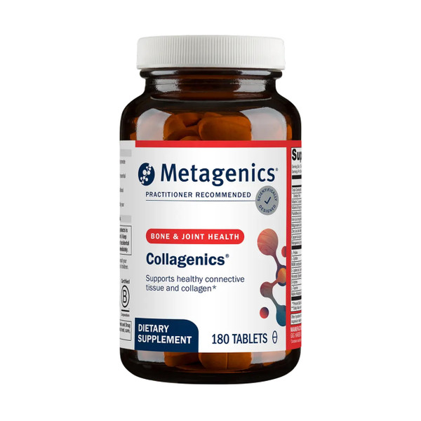 Metagenics Collagenics - Collagen‑Building Nutrients for Joint, Skin & Connective Tissue Support* - with L‑Proline, L‑Lysine, Vitamin C, Manganese & Zinc* - Non‑GMO, Gluten‑Free
