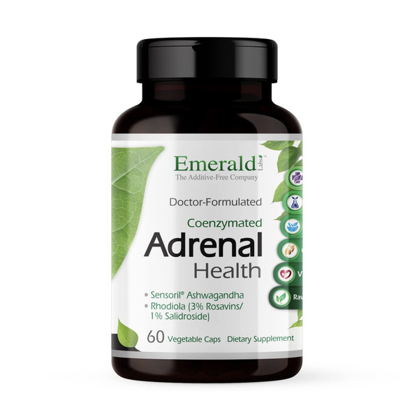 EMERALD LABS Adrenal Health, 60 Capsules (30 Servings)