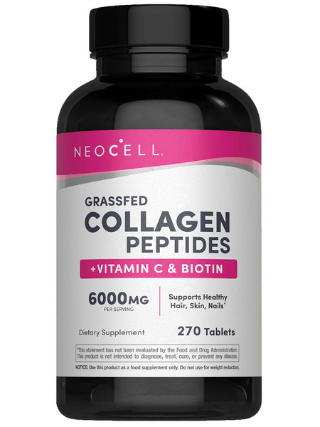 NeoCell Collagen Peptides Pills | 270 Caplets | with Vitamin C and Biotin