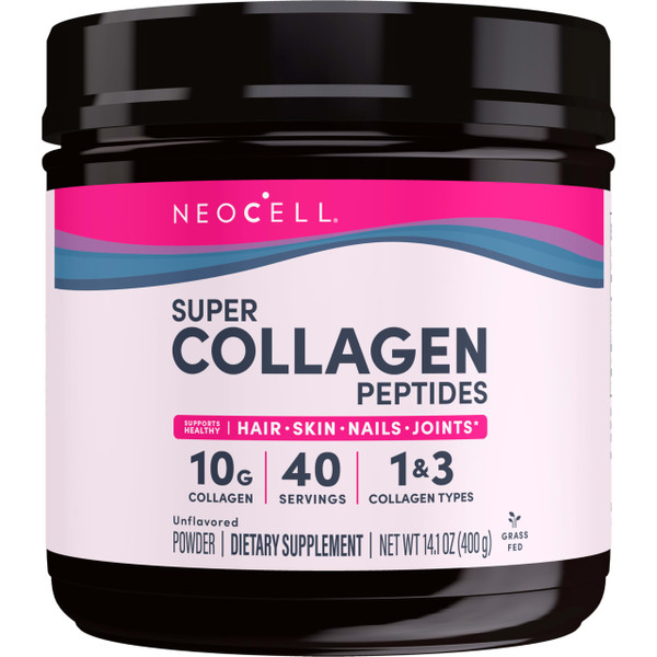 NeoCell Grassfed Collagen Peptides Powder | 14 oz | Unflavored