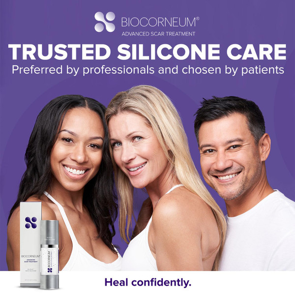 BIOCORNEUM SILISILK Silicone Gel – Professional-Grade Silicone for Visible Scar & Skin Refinement – Soft Touch, Fast-Drying, Hydrating Formula – 100% Silicone Scar Gel – Non-SPF – 1.06 fl oz (30g)