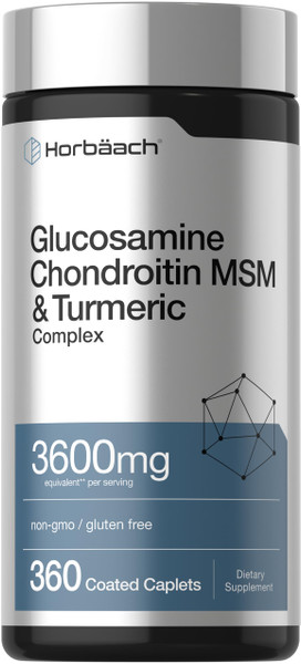 Horbäach Glucosamine Chondroitin MSM | 360 Caplets