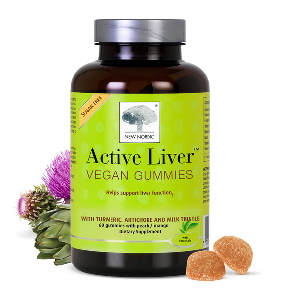 NEW NORDIC Active Liver Support Gummies Supplement 60-Day Supply