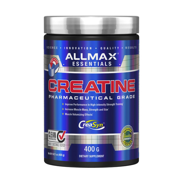 ALLMAX Creatine Monohydrate Powder, Micronized, Unflavored, 400 g