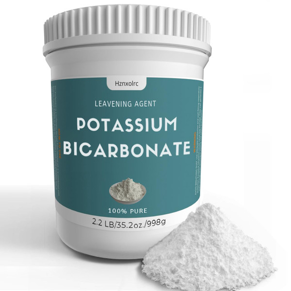 2.2 lb Potassium Bicarbonate, 100% Pure Potassium Bicarbonate Powder, Potassium Bicarbonate for Plants, Used In Making Wine, Cakes, Cookies and More