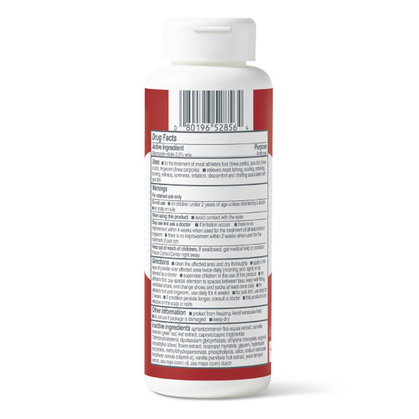 Medline Remedy Clinical Antifungal Powder, 3 Oz, Vanilla Scent, 2% Miconazole Nitrate, Treats Athlete's Foot, Jock Itch, Ringworm, Skin Folds, Infection, Talc Free, Burning & Chafing - Pack of 12