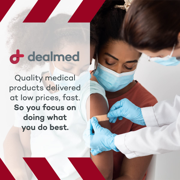 Dealmed Flexible Fabric Oval Spot Adhesive Bandages – 100 Count (12 Pack) Non-Stick Pad, Latex Free, Wound Care for First Aid Kit, 7/8" x 1 1/4"
