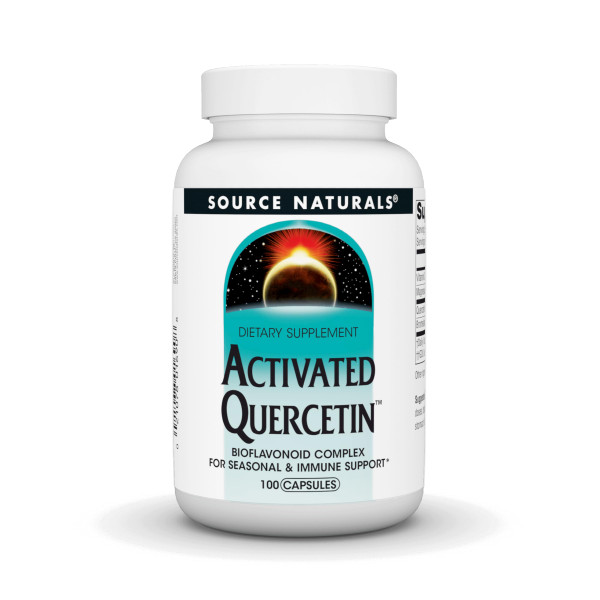 Source Naturals Activated Quercetin, Bioflavanoid Complex, for Seasonal & Immune Support* - 100 Capsules