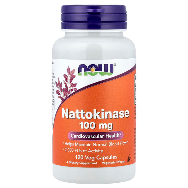 NOW Foods Nattokinase 100 mg 120 VegiCaps