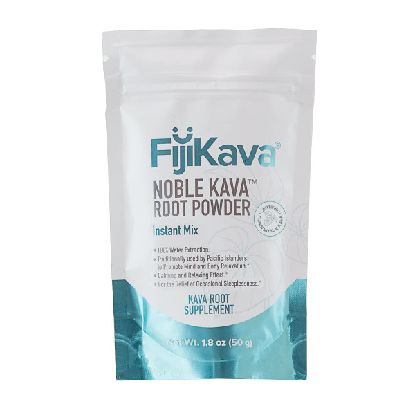 FijiKava Instant Micronized Noble Kava Powder from Fiji, 50g