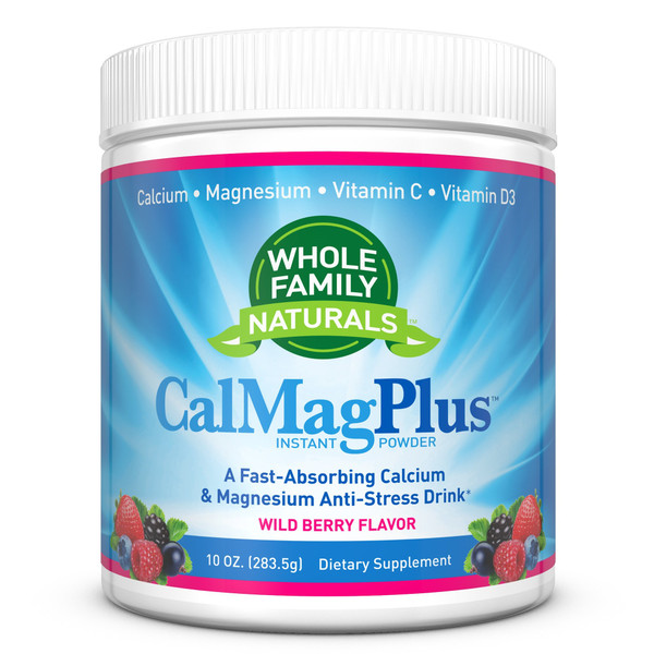 CalMag Plus Calcium Magnesium Powder for Calm & Relaxation - Berry Flavor