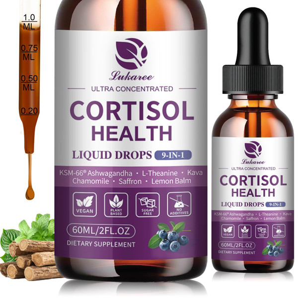 Cortisol Supplements for Women, Mood, Calm, Stress Balance, Hormone Harmony