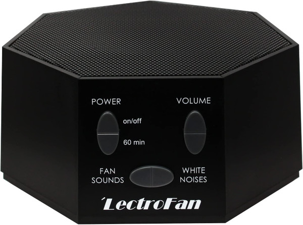 Adaptive Sound Technologies LectroFan Classic - Soothing Sound Machine for Sleep - Built-in Sleep Timer - Compact Design - Non-Looping Sounds - Speech Privacy - Black