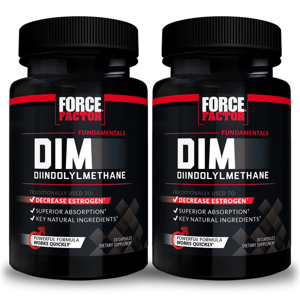 Force Factor DIM, 300mg Diindolylmethane Capsules