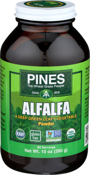 Pines Organic Alfalfa Powder, 10 Ounce