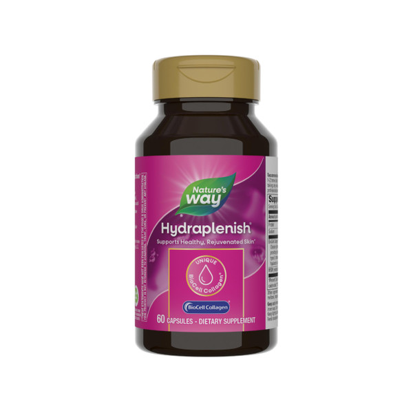 Nature's Way Hydraplenish, Unique BioCell Collagen, Hyaluronic Acid, 60 ct