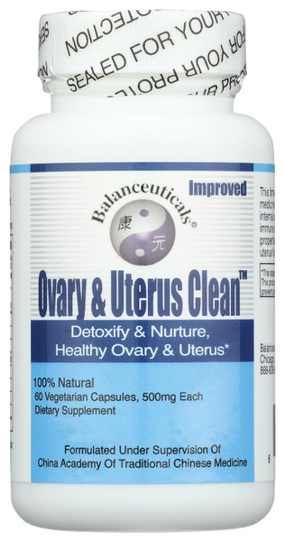 Balanceuticals Ovary & Uterus Clean, 500 mg Dietary Supplement Capsules, 60-Count Bottle