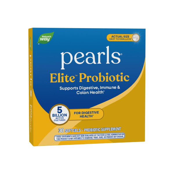 Nature's Way Pearls Elite Probiotic for Men and Women, 5 Billion, 30 ct