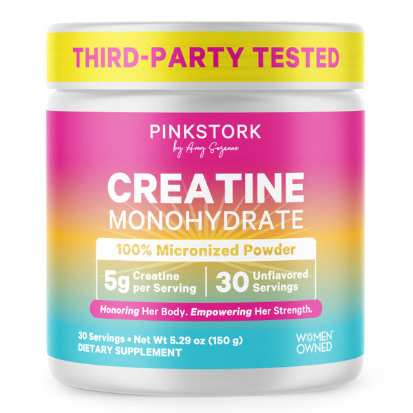 Pink Stork Creatine Monohydrate for Women, 5g, 30 Servings