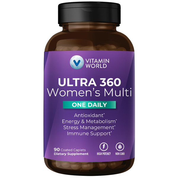 Vitamin World Ultra 360 Multivitamin for Women One Daily, Stress Support