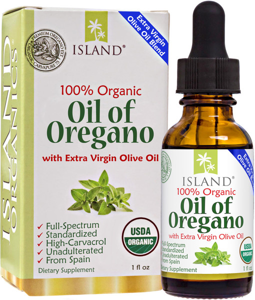 Oil of Oregano Organic Drops (blend of Wild Oregano Oil & Olive Oil), Spain