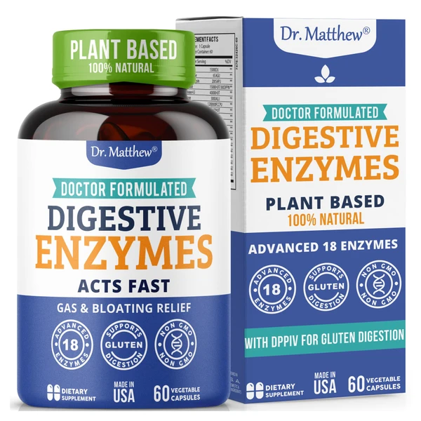 Best Digestive Enzymes for Women & Men with Lactase Lipase Amylase Bromelain. Enzymes for Digestion & Digestive Health. Gas and Bloating Relief for Women and Men. Gallbladder Enzymes & Supplements.