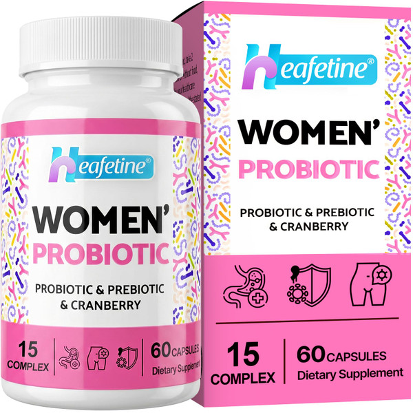 Vaginal Probiotics for Women, 300 Billion CFU Probiotics for Women, 60 Caps
