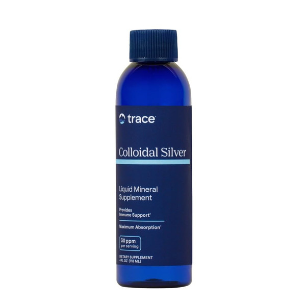 Trace Minerals Colloidal Silver Liquid Supplement, 4 oz