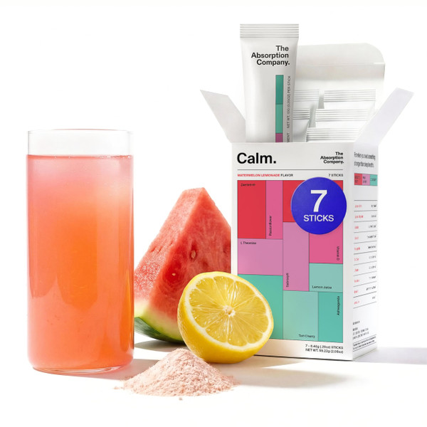 The Absorption Company Calm Powder - Magnesium Drink Mix Packets - 7PK
