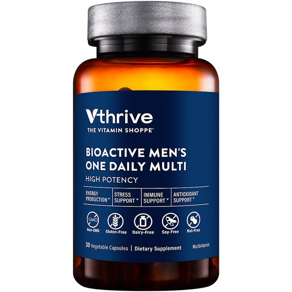 Vthrive Bioactive Men's One Daily Multivitamin, 30 Capsules