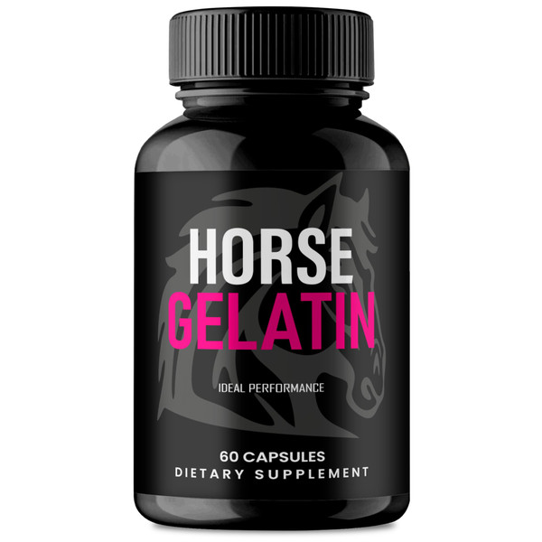 IDEAL PERFORMANCE Horse Gelatin Capsules, HorseGelatin Pills Reviews (60 Capsules)