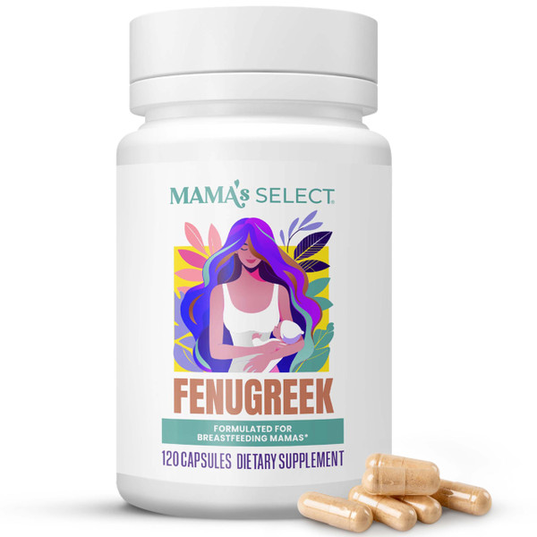 Organic Fenugreek Lactation Supplement – Breastfeeding, Boost Milk Supply