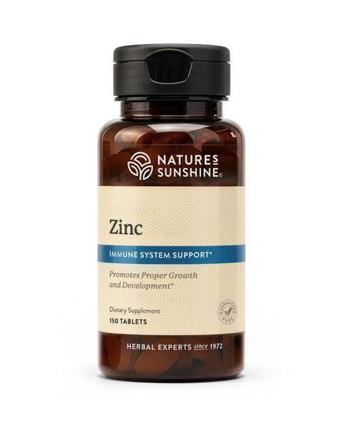 Nature's Sunshine Zinc 25mg, 150 Tablets | Helps Strengthen the Immune System by Providing 167% of the Daily Value of Zinc