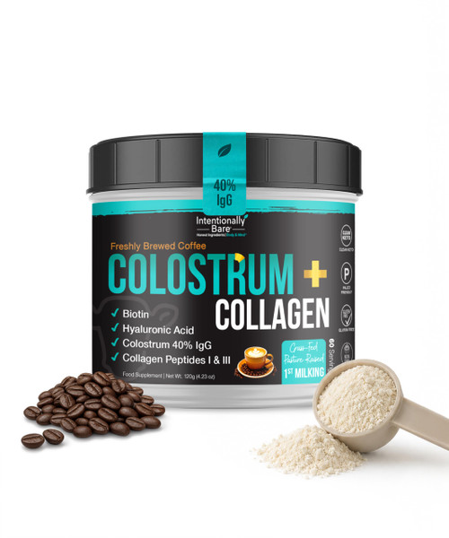 Intentionally Bare Colostrum Powder First Milking- Coffee Flavor – 120g