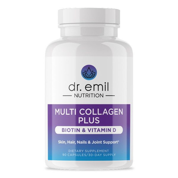Dr. Emil Multi Collagen, Types I, II, III, V & X with Biotin, 90 Capsules