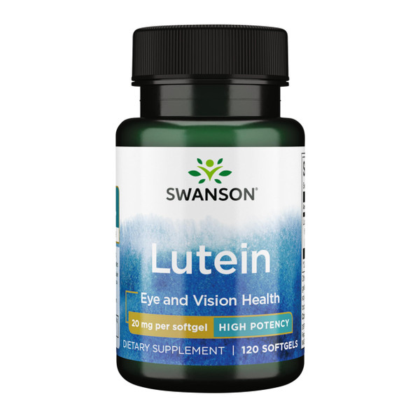 Swanson Lutein Eye Health Supplement, 20 mg, 120 Softgels