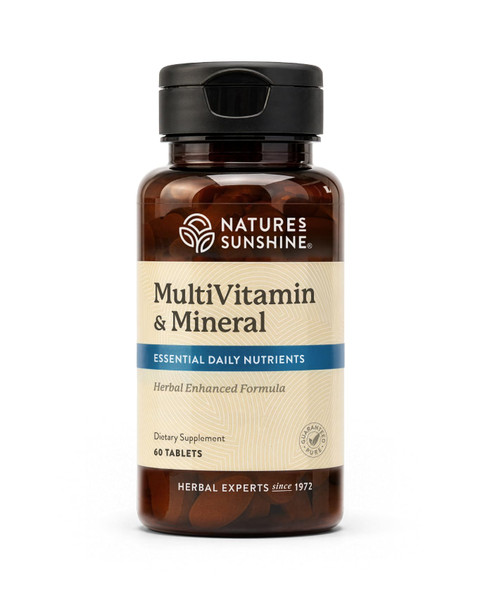 Nature's Sunshine Multiple Vitamins and Minerals, 60 Tablets | Powerful Multivitamin Supplies The Body with 100 Percent of The Daily Value for 17 Essential Vitamins and Minerals
