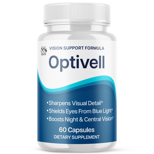 Optivell Eye Capsules, Official Optivell Eye Supplement Pills (60 Capsules)