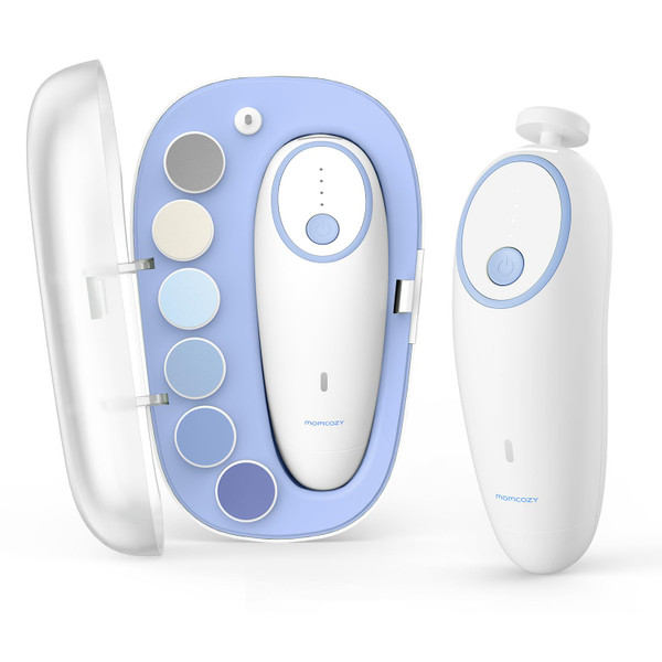 Momcozy Baby Nail File Electric, Gentle Night Light Baby Nail Trimmer