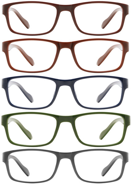 Gaoye 1.75 Professional Reading Glasses for All Day - Computer Readers with Blue Light Protection - Value Pack