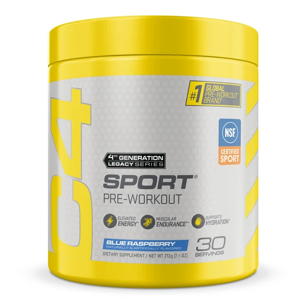 C4 Sport Pre Workout Powder with 135mg Caffeine, 30 Servings
