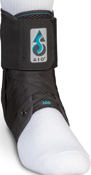 Med Spec ASO Ankle Stabilizer Lace Up Ankle Brace Sprain Support Black, MD