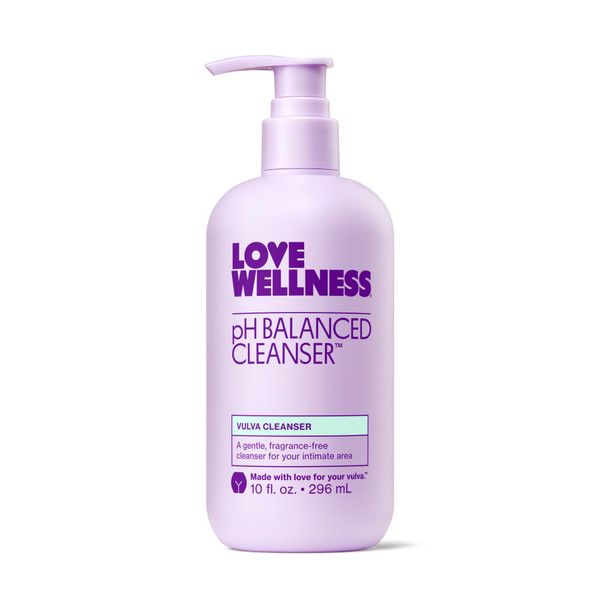 Love Wellness | pH Balanced Feminine Wash | Fragrance-Free | 10 Fl Oz
