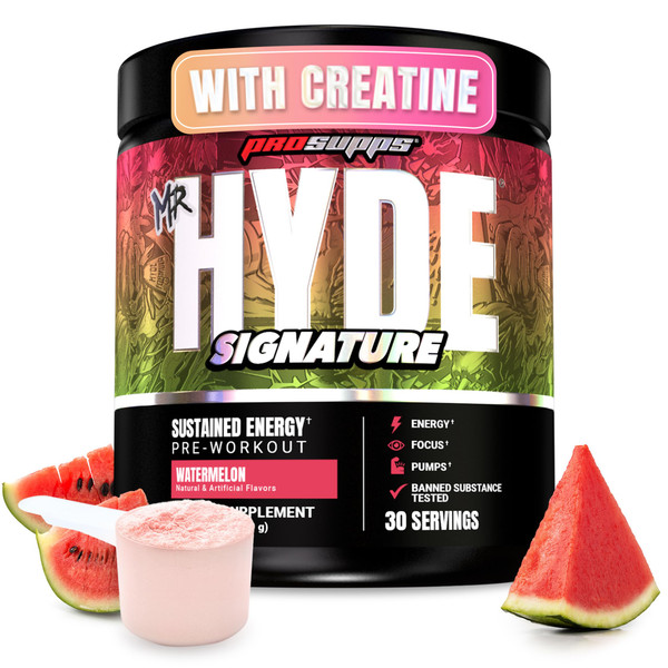 ProSupps Mr. Hyde Signature Pre Workout Powder with Creatine, Watermelon