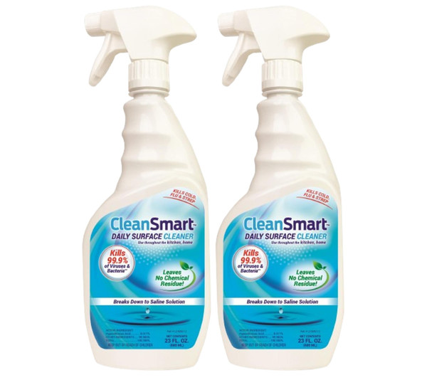 CleanSmart Daily Surface Cleaner and Pet-Safe Disinfectant, 23 oz (2 pack)